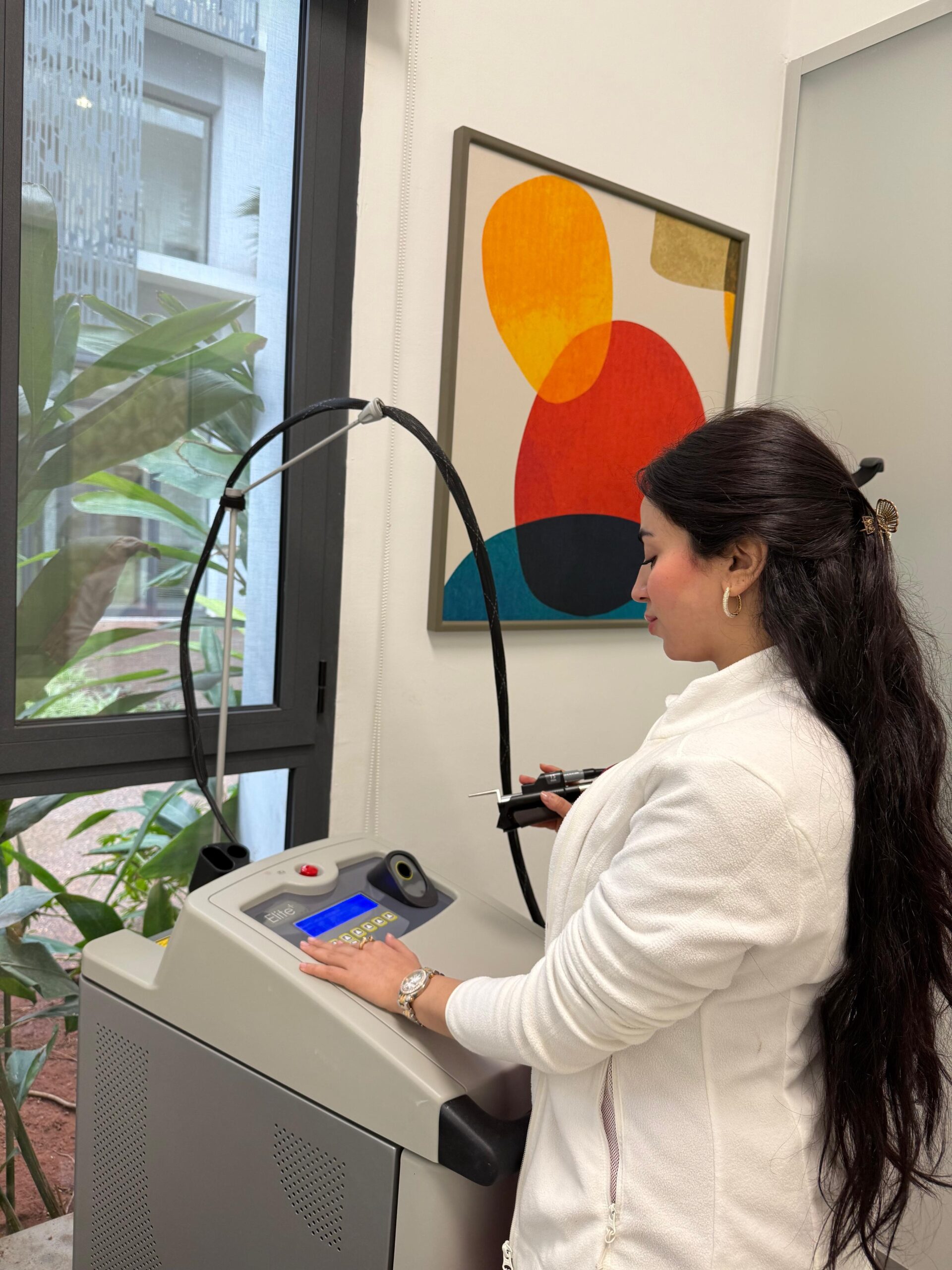 Hajar Rochdi en action